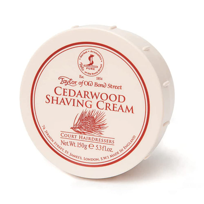 Taylor of Old Bond Cedarwood Shaving Cream, 0.33 Pound  Model #YT-01012, UPC: 696770010129