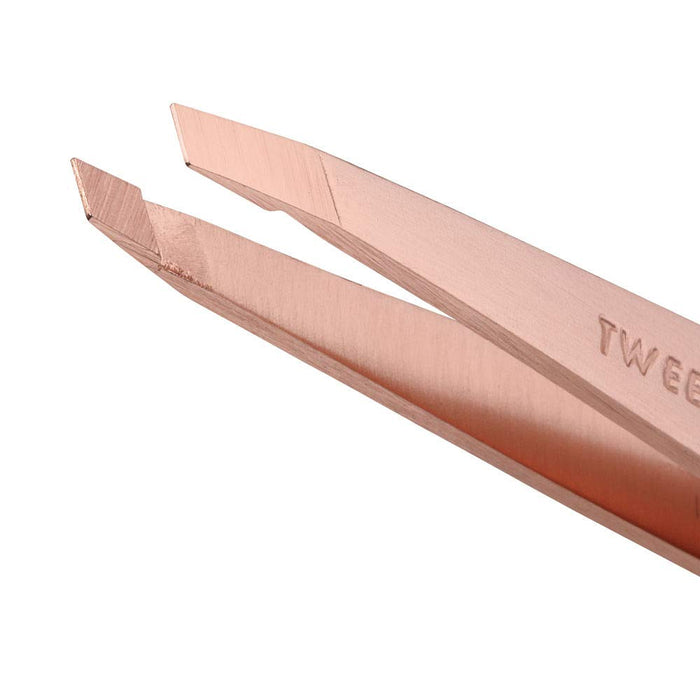 TWEEZERMAN Rose Gold Slant Tweezer Model #ZW-1256-RGP, UPC: 038097014037