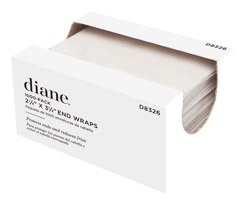 Diane End Wraps White, 1000 Count Model #DI-D8326, UPC: 824703083265