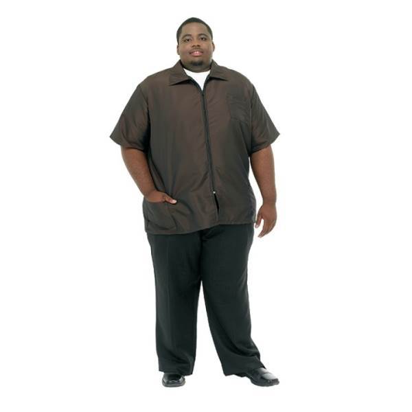 BETTY DAIN Black Plus Size Men's Jacket, 1X Model #BD-2215-1X-BLK, UPC: 013534221513