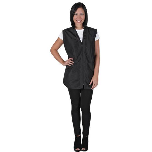 BETTY DAIN ProStyle Vest Black (zipper), XL Model #BD-1280-XL-BLK, UPC: 013534963031