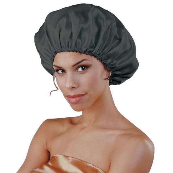 BETTY DAIN Satin Curl Cap Model #BD-620-BLK, UPC: 013534600271