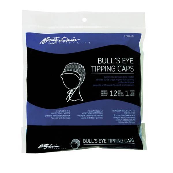 BETTY DAIN Bulls-Eye Tipping Cap Model #BD-2077, UPC: 013534600097