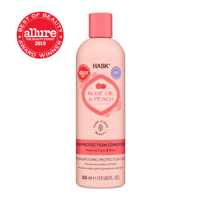 HASK Rose Oil with Peach Color Protection Conditioner, 12 fl oz Model #HK-34129H, UPC: 071164341292