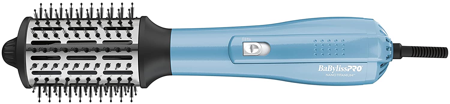 BaByliss PRO Nano Titanium Oval Ionic Hot Air Brush - 2.5 inch Model #BB-BNTHB250, UPC: 074108455635