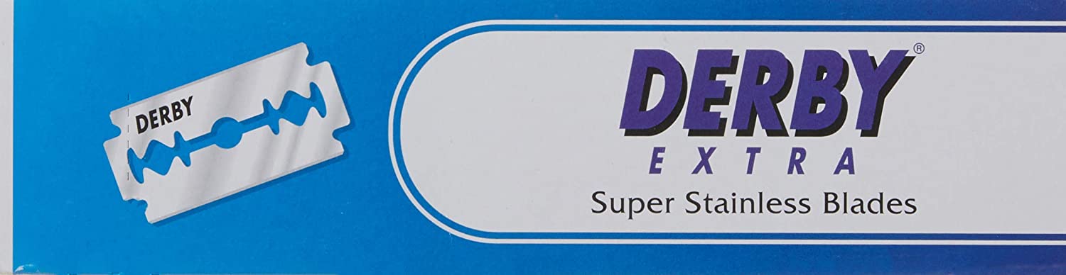 DERBY Extra Double Edge Razor Blades Super Stainless Steel Count 200, Model #D114-200-100, UPC: 8690885240312