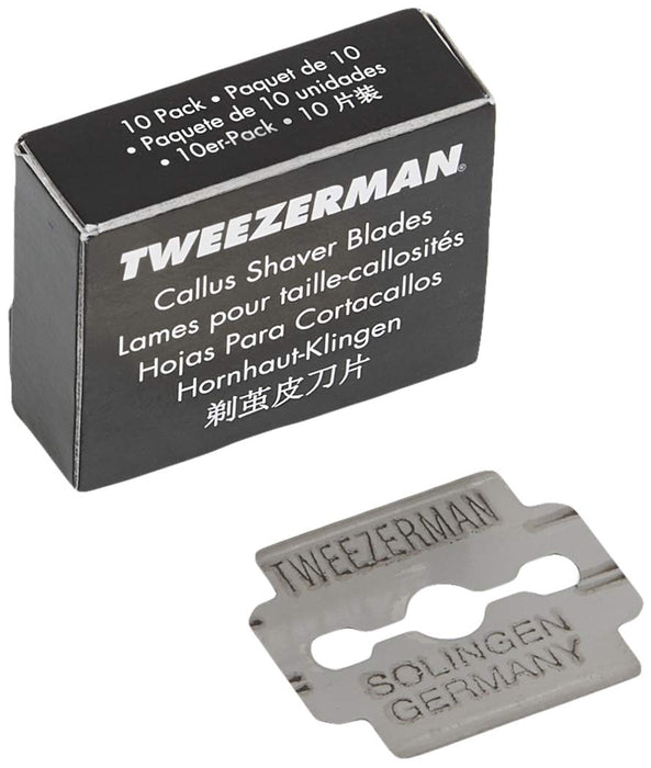 TWEEZERMAN Replacement Callus Shaver Blades, 100 Count Model #ZW-5001, UPC: 038097500103
