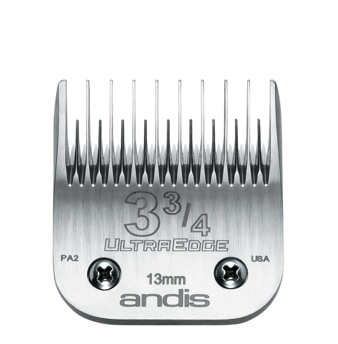 ANDIS Size 3-3/4 Skip Tooth - Leaves Hair - 1/2" - 13 mm Model #AN-64133, UPC: 040102641336