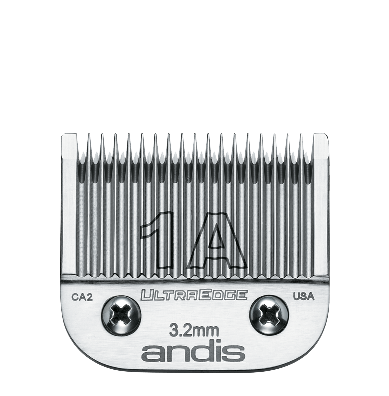 ANDIS Size 1A - Leaves Hair - 1/8" - 3.2 mm Model #AN-64205, UPC: 040102642050