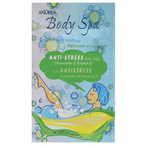 ANDREA Bath Soak - Chamomile & Vitamin E Model #AA-69100, UPC: 078462691005