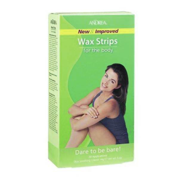 ANDREA Wax Strips for the Body - 20 Applications Model #AA-6026, UPC: 078462602605