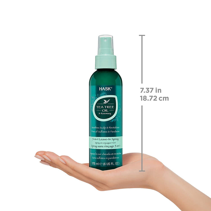 HASK Tea Tree Oil & Rosemary Invigorating Leave-In Conditioner Model #HK-30221A, UPC: 071164302217