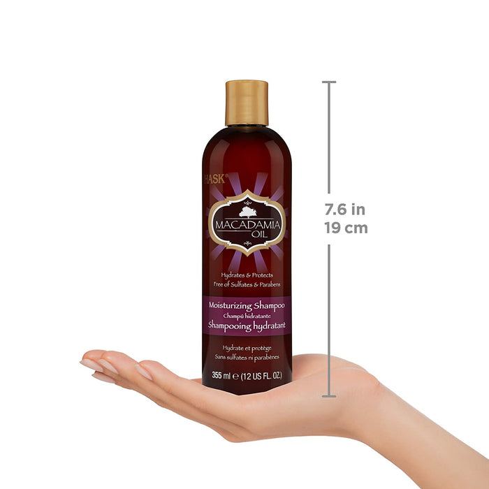 HASK Macadamia Oil Moisturizing Shampoo Model #HK-34315, UPC: 071164343159