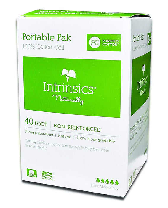 Intrinsics 100602 Portable Pak Cotton Coil, 40 foot, Non-reinforced Model #IR-100602, UPC: 695190100106