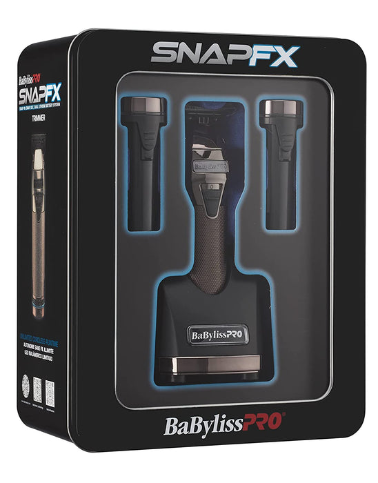 BaBylissPRO SNAPFX Trimmer With Snap In/Out Dual Lithium Battery System 110-220 Volts Model #FX797, UPC: 074108447043