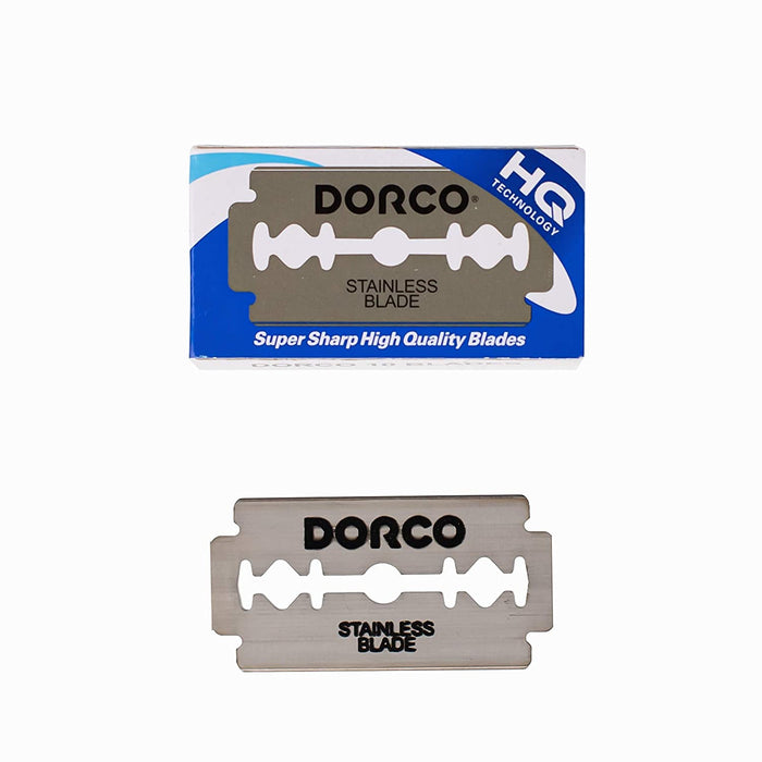 DORCO Platinum Extra Double Edge Razor Blades - Stainless Blades Count 500 Model #ST300-500, UPC: 630125950104