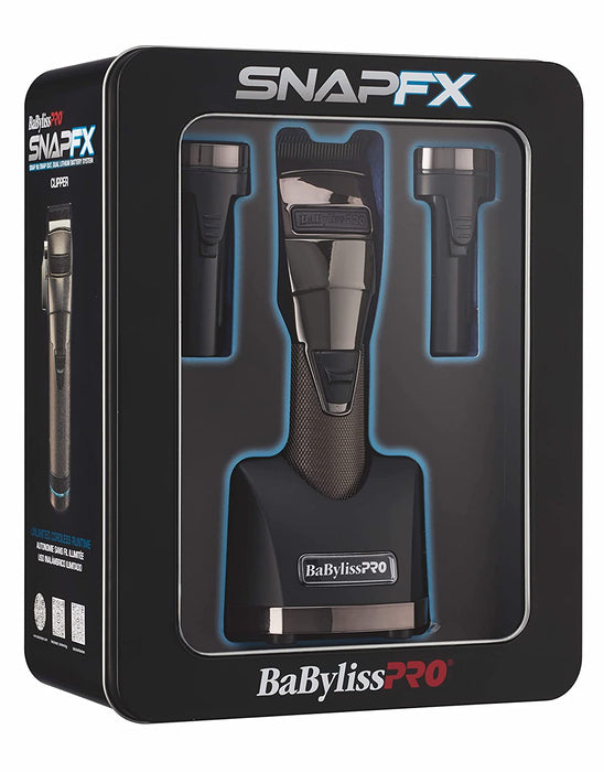 BaBylissPRO SNAPFX Clipper With Snap In/Out Dual Lithium Battery System 110-220 Volts Model #FX890, UPC: 074108152848
