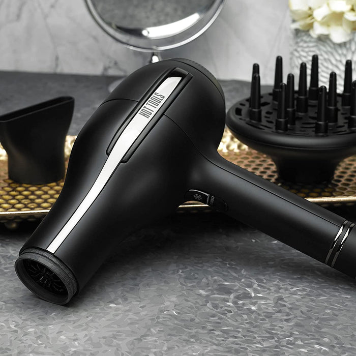 Hot Tools Pro Artist Black Gold 2000-Watt Ionic Hair Dryer Model #HO-HT1099BG, UPC: 078729410998