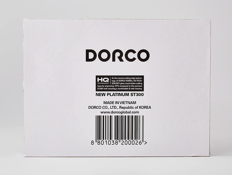 DORCO Double Edge Razor Blades - Stainless Blades Master Case of 10,000 blades Model #ST300-10000, UPC: 8801038200026