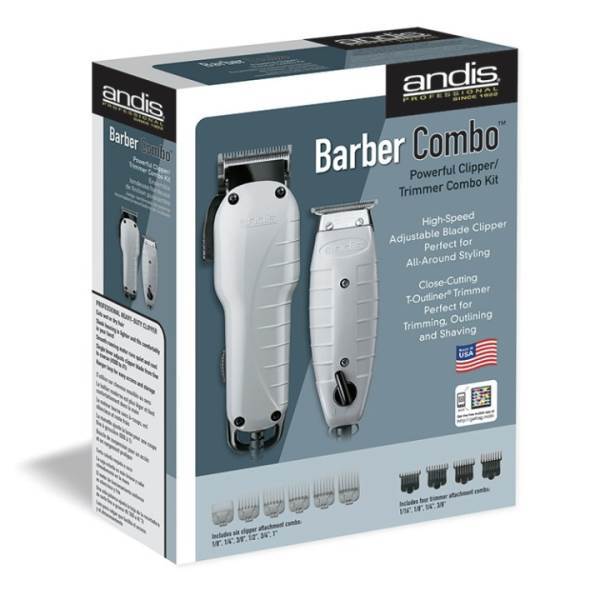 ANDIS Barber Combo Clipper/Trimmer Kit Model #AN-66325, UPC: 040102663253