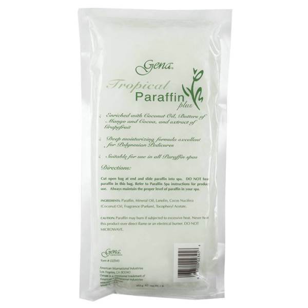 GENA Paraffin Wax, Tropical 1lb Model #GN-2345, UPC: 037529023456