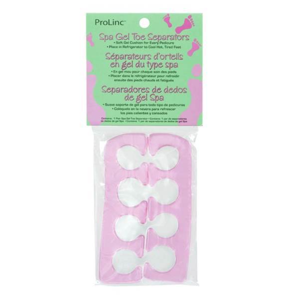 PROLINC Spa Gel Toe Separators, Pink Model #PL-21412, UPC: 073930214120