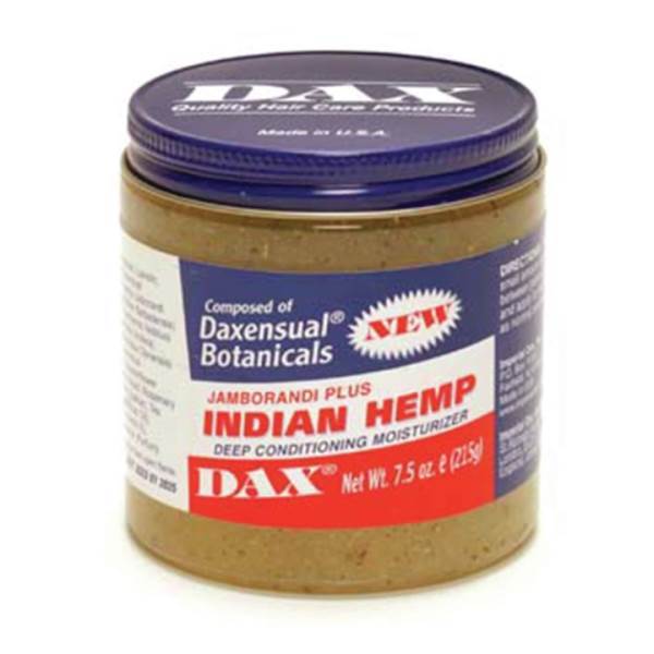 DAX Indian Hemp Deep Conditioning Moisturizer 7.5 Oz Model #DX-77315-00029, UPC: 077315000292