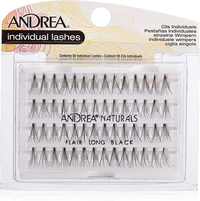 ANDREA Individual Lashes Flair Short, Medium Black Model #AA-26510, UPC: 078462265107