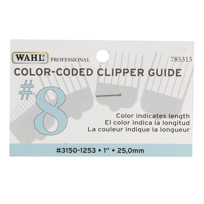 WAHL Color-Coded Attachment Comb #8 Model #WA-3150-1253, UPC: 043917315027