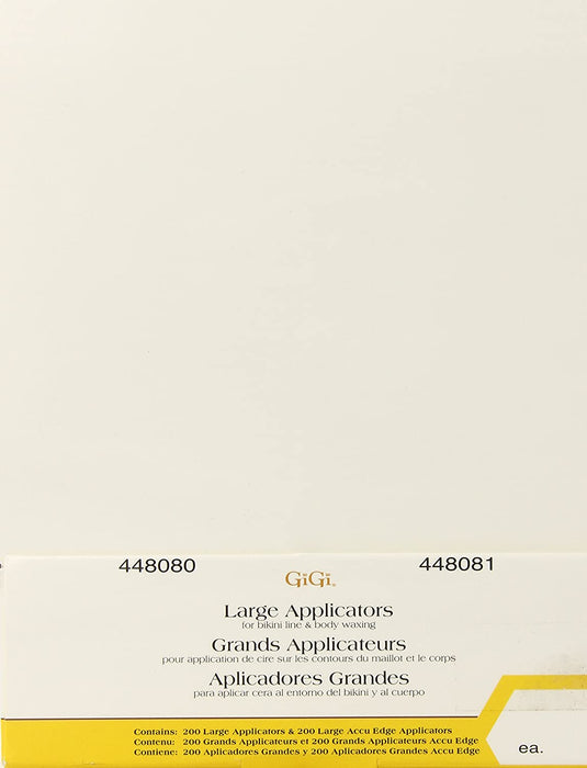 GIGI Large Applicator Display, 400 Count Model #GG-462, UPC: 073930004622