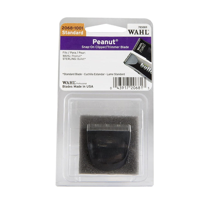 WAHL Black Peanut/Bullet Snap-on Standard Blade - Black Model #WA-02068-1001, UPC: 043917206813