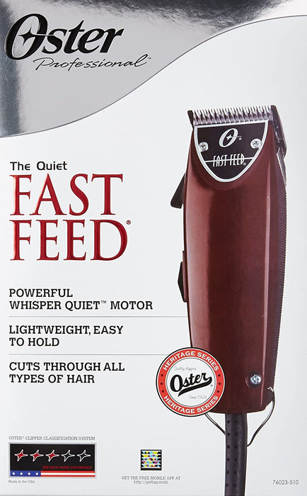 OSTER Fast Feed Adjustable Pivot Motor Clipper Model #OS-76023-510-001, UPC: 034264003866