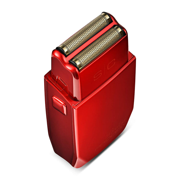 STYLECRAFT Wireless Prodigy (Shiny Metallic Red)  - Professional Turbo-Charged Smart Contouring Foil Shaver Model #ZZ-SCWPFSR, UPC: 850014553661