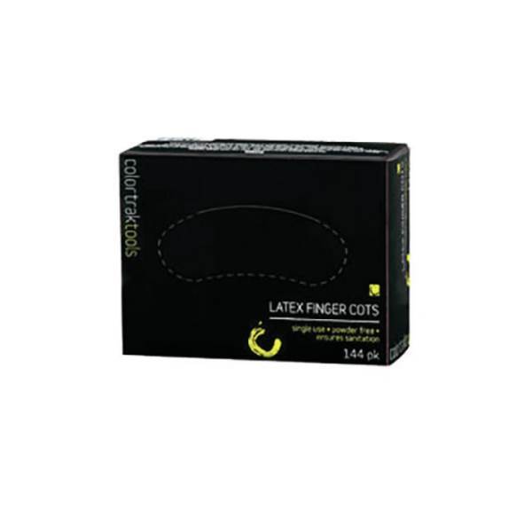 COLORTRAK Latex Finger Cots - Powder Free Model #CK-105LFC-M, UPC: 028272344769