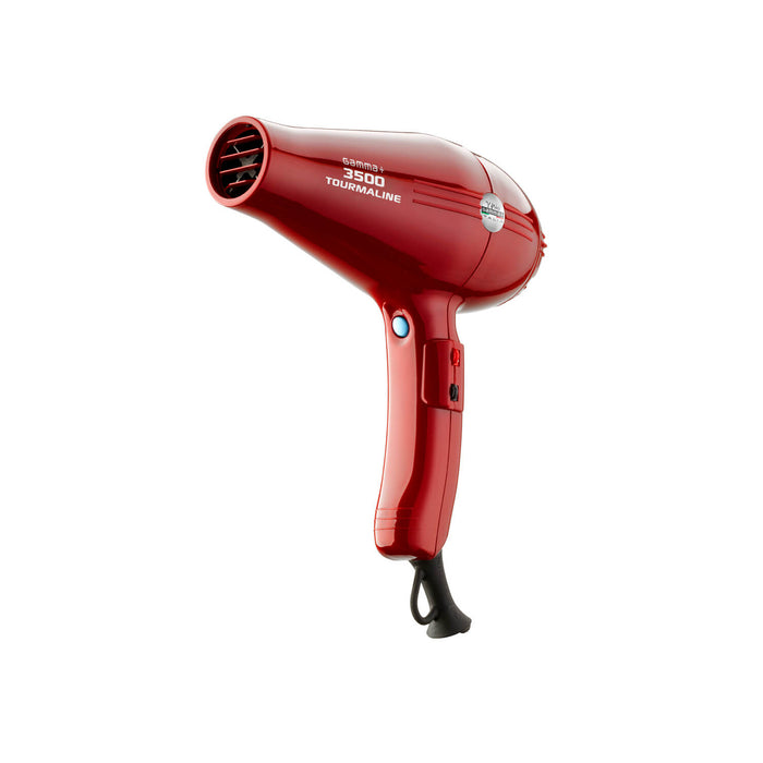 GAMMA+ Professional 3500 Tourmaline Power Ionic Hair Dryer, Red Model #GP3500R, UPC: 852394008212