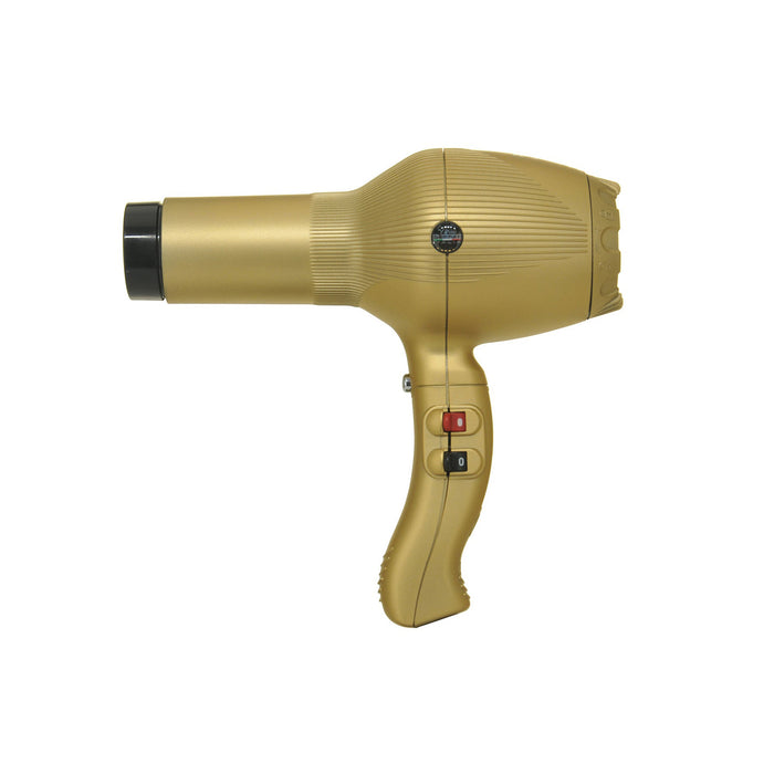 GAMMA+ Absolute Power Tourmaline Ionic Professional Hair Dryer, Matte Gold Model #GPAPMG, UPC: 852394008472