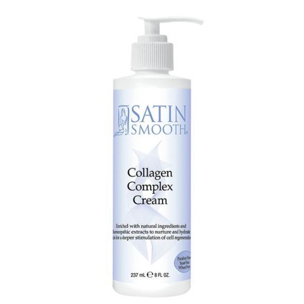 SATIN SMOOTH Collagen Complex Cream 8 Fl . Oz Model #AT-SMLPTCCP8, UPC: 074108328885