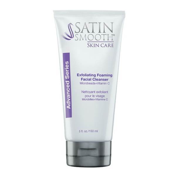 SATIN SMOOTH Skin Care Exfoliating Foaming Cleanser Model #AT-SSKEFCX, UPC: 074108304322