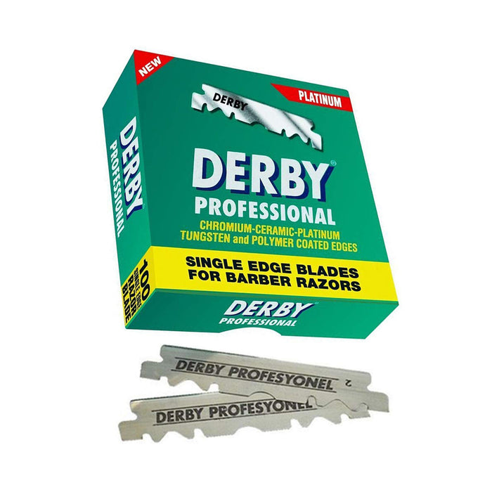 DERBY Extra Single Edge Razor Blades Count 1000. Model #D116-1000, UPC: 8690885200026