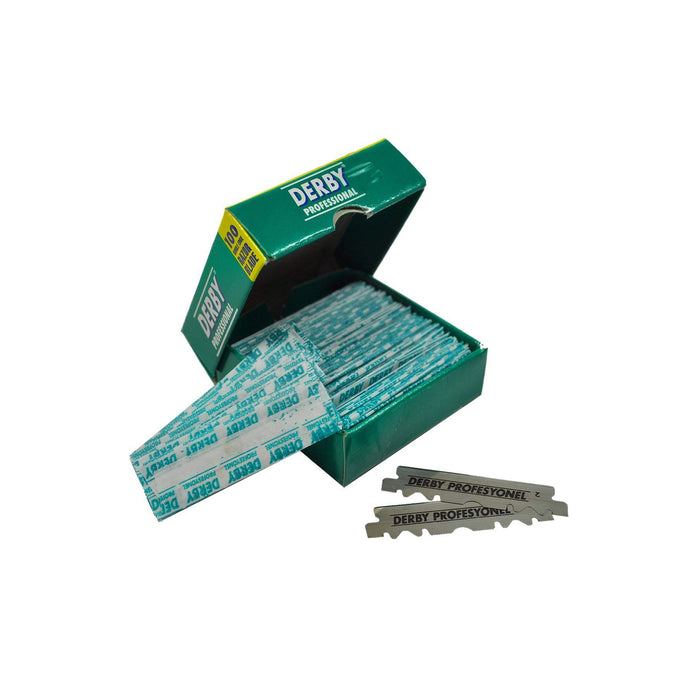 DERBY Extra Single Edge Razor Blades Count 1000. Model #D116-1000, UPC: 8690885200026