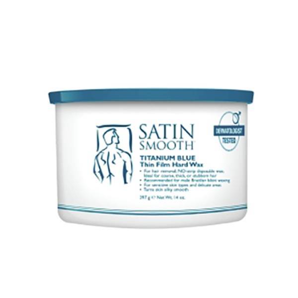 SATIN SMOOTH Titanium Blue Thin Film Hard Wax Model #AT-SSW14MPG, UPC: 074108279415