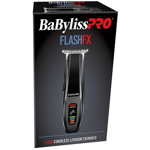 BABYLISS PRO FlashFX Cordless Lithium Trimmer Model #BB-FX59Z, UPC: 074108392657
