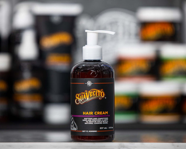 Suavecito Hair Cream 237 ML 8 fl oz. Model #42C-P003NN, UPC: 859896004025