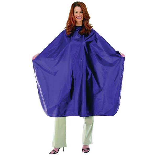 BETTY DAIN Nylon Chemical Cape-Snap Closure, Purple Model #BD-959S-PUR, UPC: 013534108333