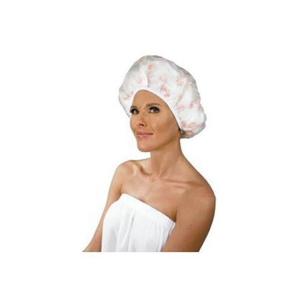 BETTY DAIN Shower Cap, Pink Polka Dot Model #BD-203EXP, UPC: 013534600295