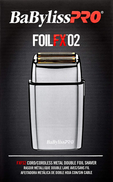 BABYLISS PRO FX Double Foil Shaver Model #BB-FXFS2, UPC: 074108380241