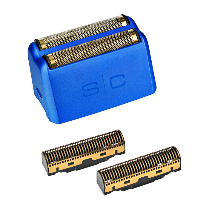 STYLECRAFT Wireless Prodigy Blue - Professional Turbo-Charged Smart Contouring Foil Shaver Model #ZZ-SCWPFS, UPC: 850014553234