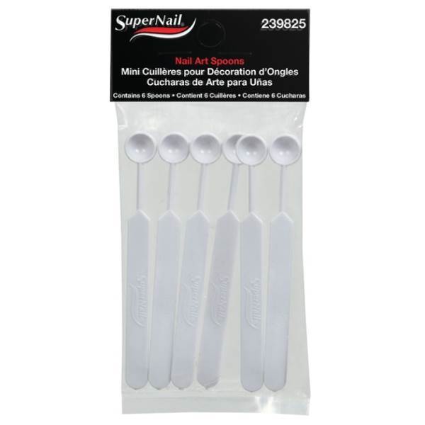 SUPERNAIL Nail Art Spoons 6-Pack Model #SU-51103, UPC: 073930511038