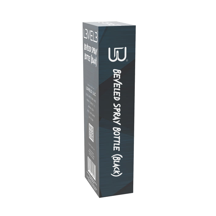 L3VEL3 Beveled Spray Bottle - Black 10.14 oz Model #L3-LSB0003-B, UPC: 850016995001