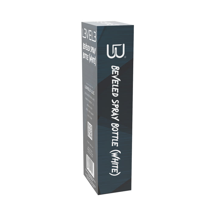 L3VEL3 Beveled Spray Bottle - White 10.14 oz Model #L3-LSB003-W, UPC: 850016995018
